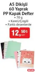 STUDİ A5 DİKİŞLİ 60 YAPRAK PP KAPAK DEFTER KARELİ/ÇİZGİLİ STUDİ A5 DİKİŞLİ 60 YAPRAK PP KAPAK DEFTER KARELİ/ÇİZGİLİ